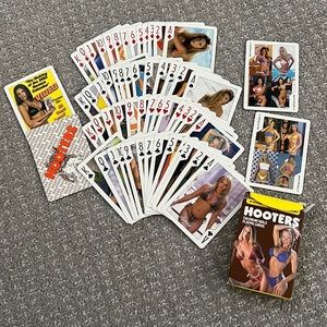 Hooters 2002 Calendar girls playing cards, made in the USA jokers included.